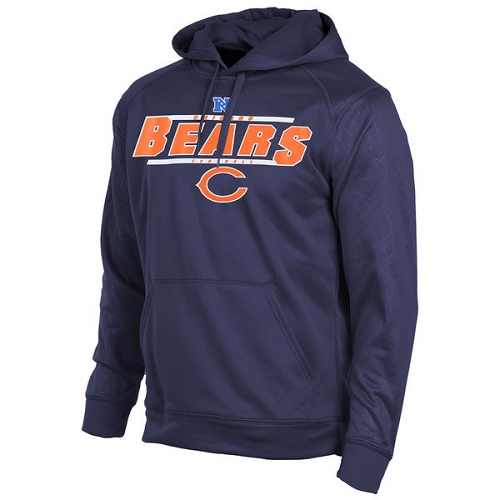 NFL Chicago Bears Majestic Synthetic Hoodie Sweatshirt